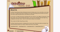 Desktop Screenshot of catsitterhk.com